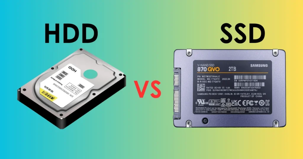 What's HDD Different between SSD and HDD